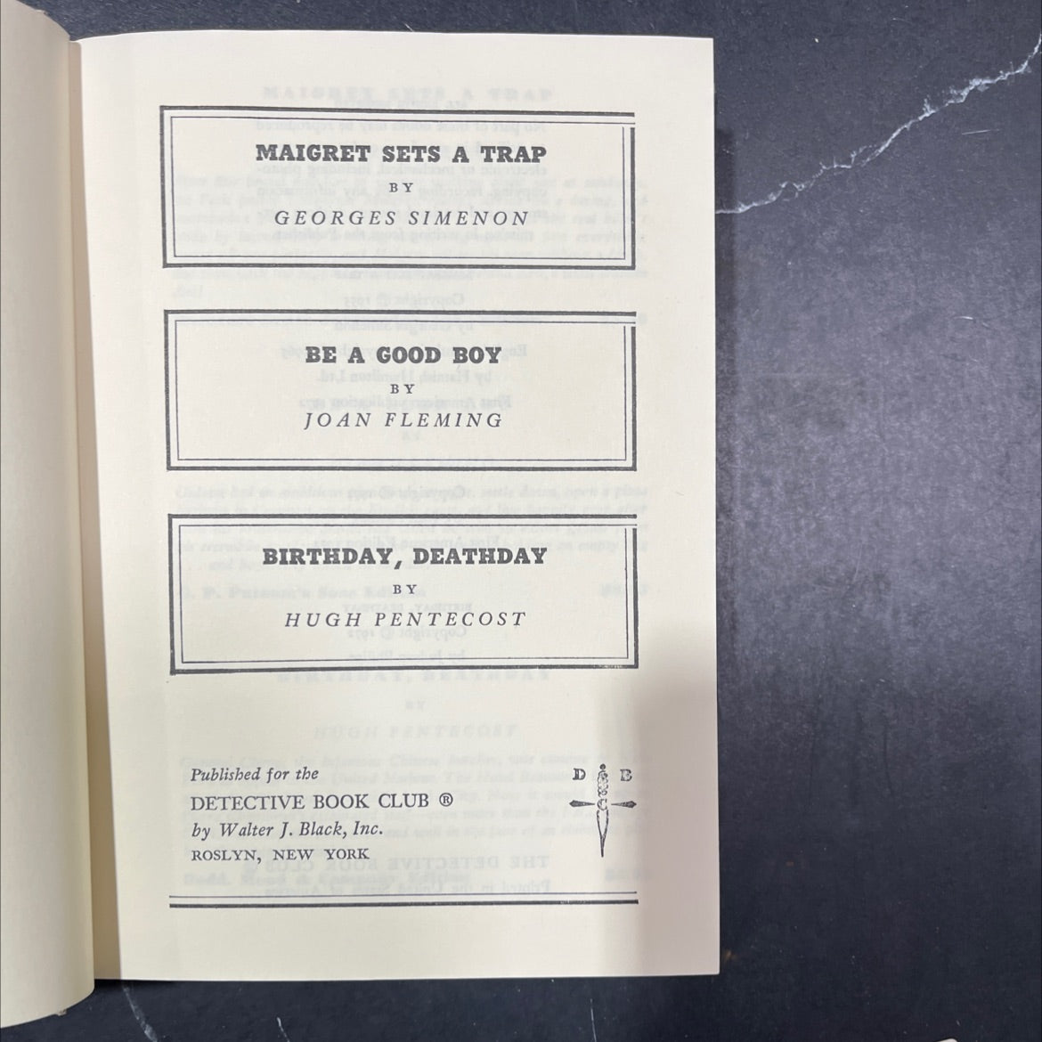 maigret sets a trap book, by georges simenon, 1972 Hardcover image 2