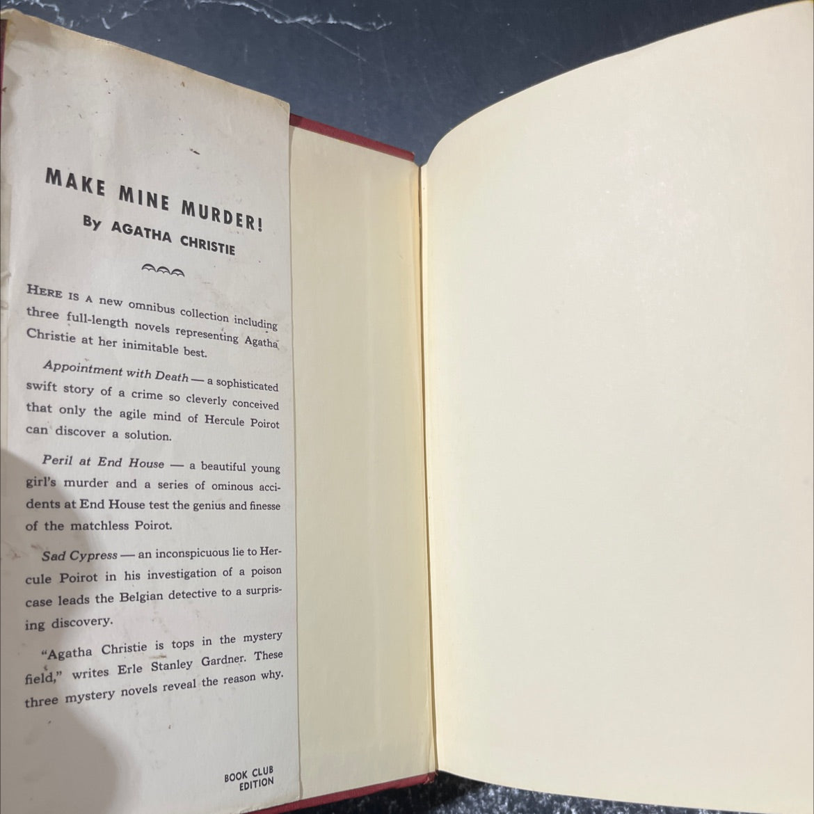 make mine murder! book, by agatha christie, 1962 Hardcover image 4