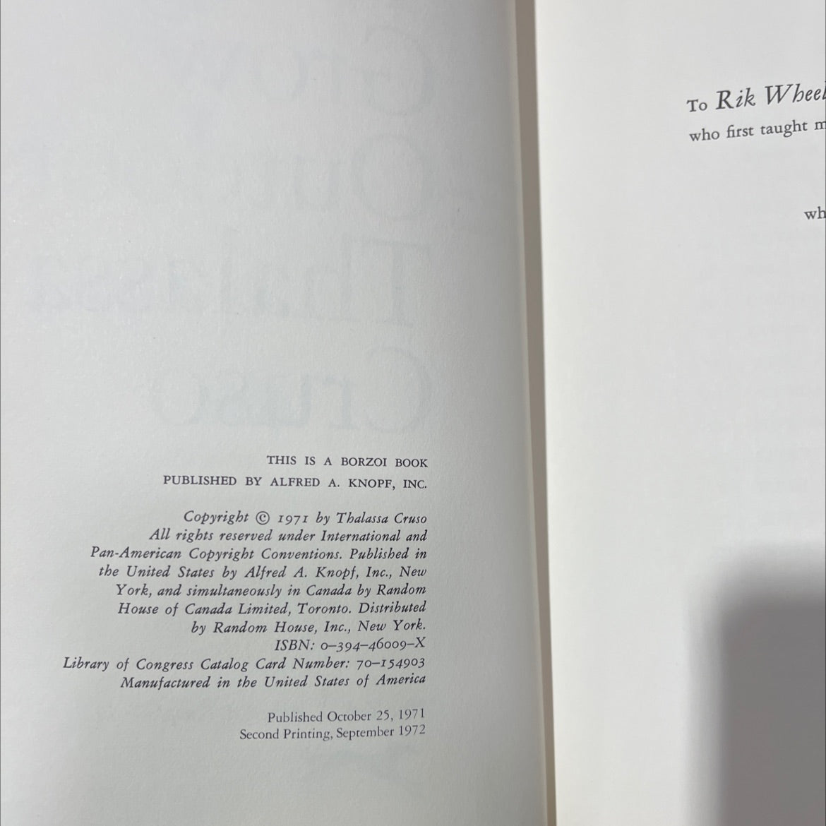 making things grow outdoors book, by Thalassa Cruso, 1972 Hardcover image 3