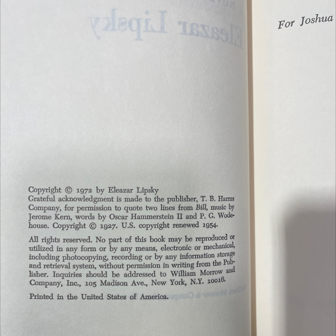malpractice book, by Eleazar Lipsky, 1972 Hardcover image 3