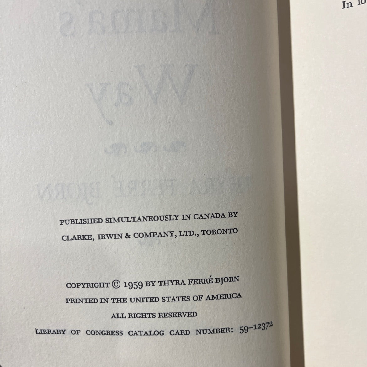 mama's way book, by thyra ferré bjorn, 1959 Hardcover image 3