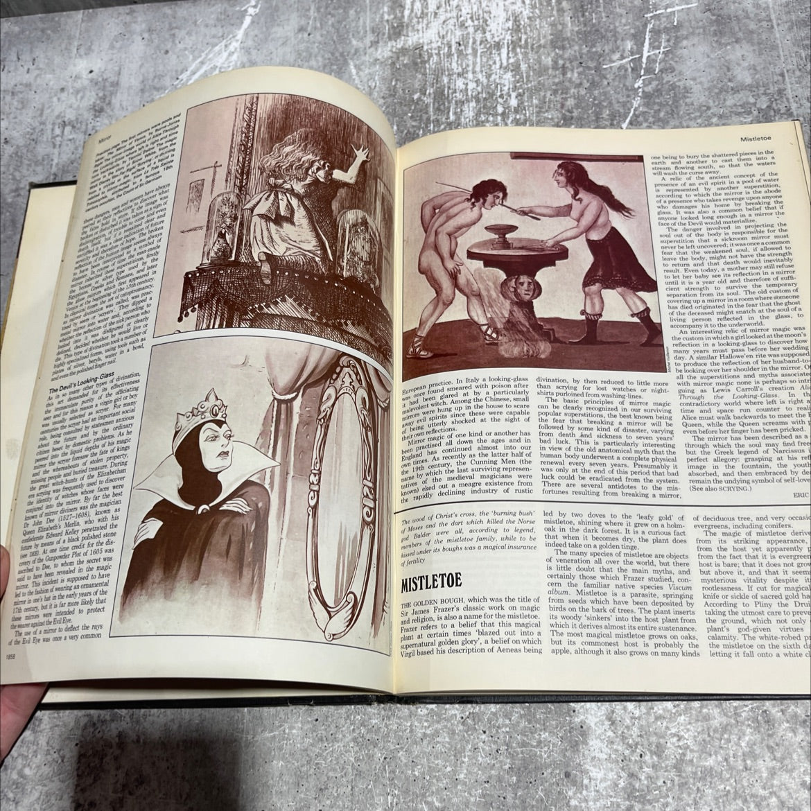 man, myth & magic an illustrated encyclopedia of the supernatural book, by Richard Cavendish, 1970 Hardcover image 4