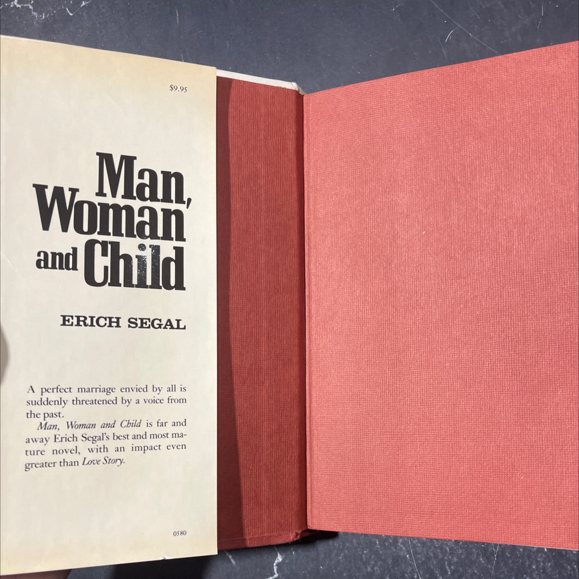 man, woman and child book, by Erich Segal, 1980 Hardcover image 4