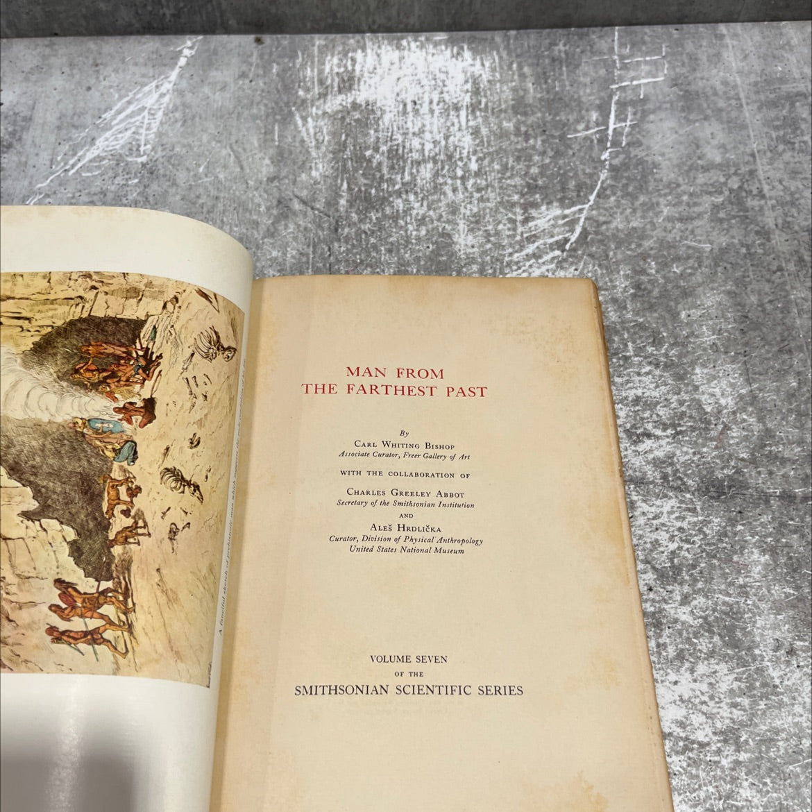 man from the farthest past book, by carl whiting bishop, 1934 Hardcover image 2