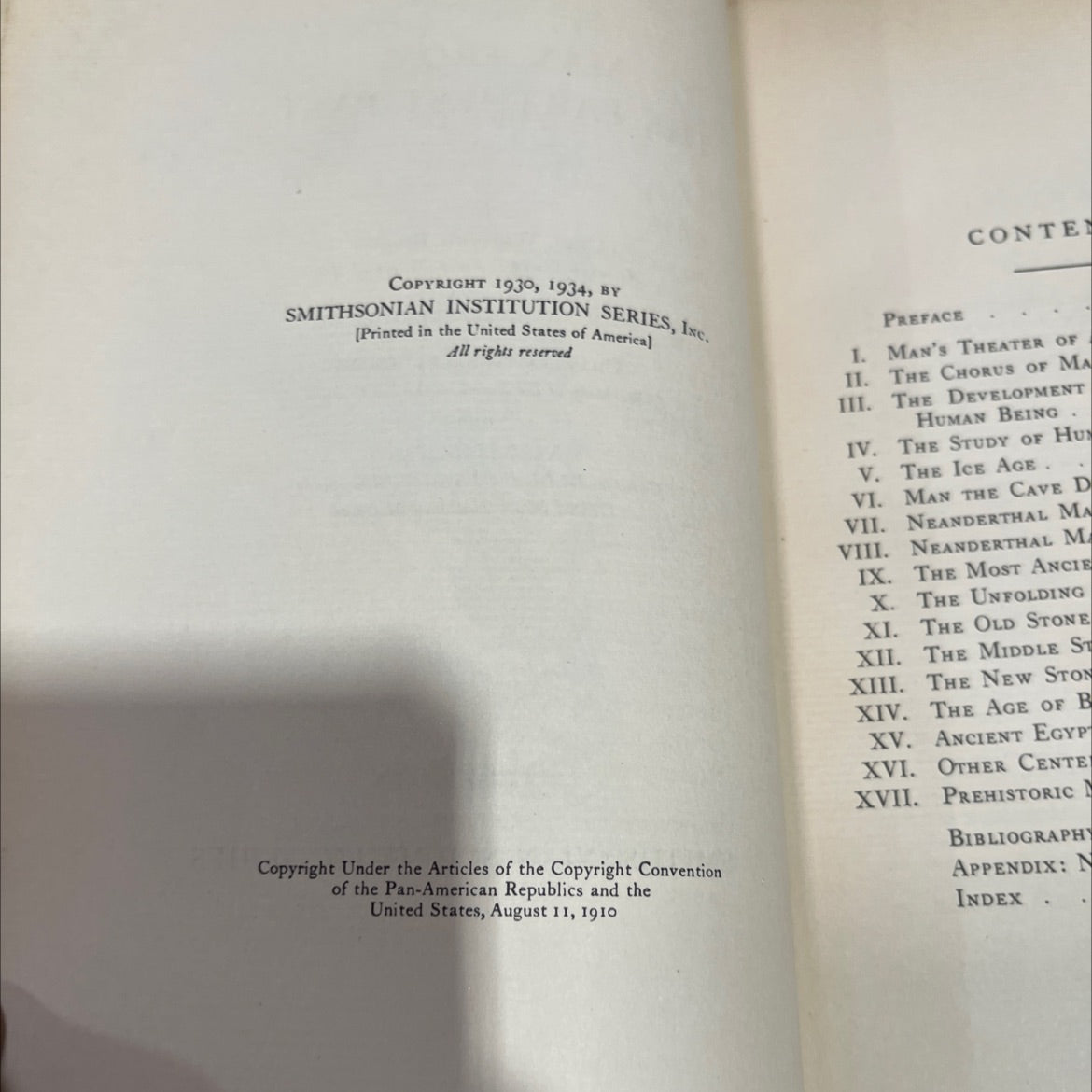 man from the farthest past book, by carl whiting bishop, 1934 Hardcover image 3