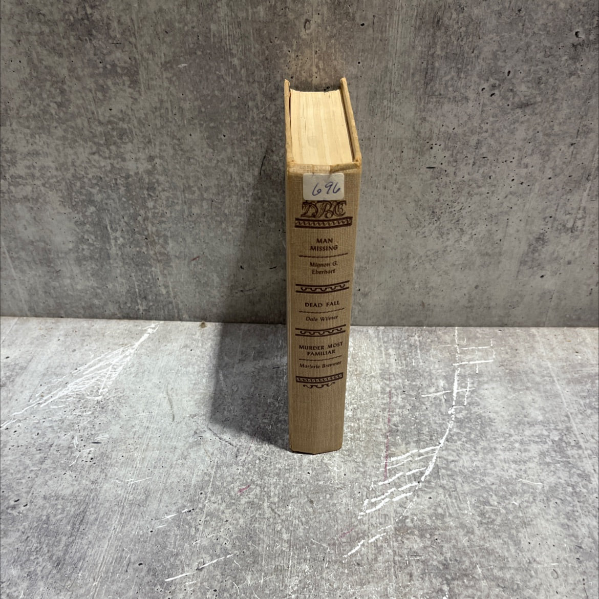man missing book, by Mignon G. Eberhart, 1954 Hardcover image 4