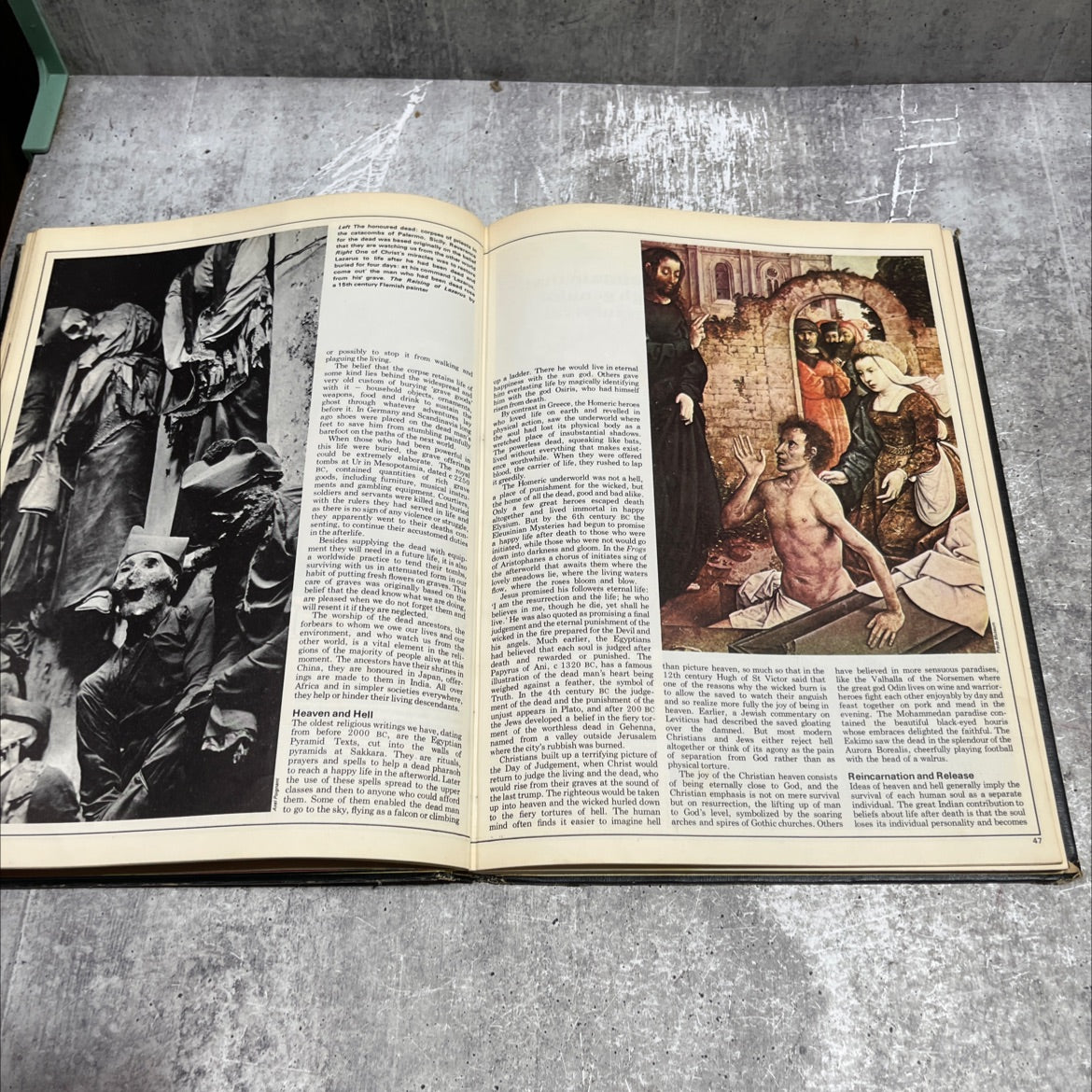 man myth & magic an illustrated encyclopedia of the supernatural book, by Richard Cavendish, 1970 Hardcover image 4