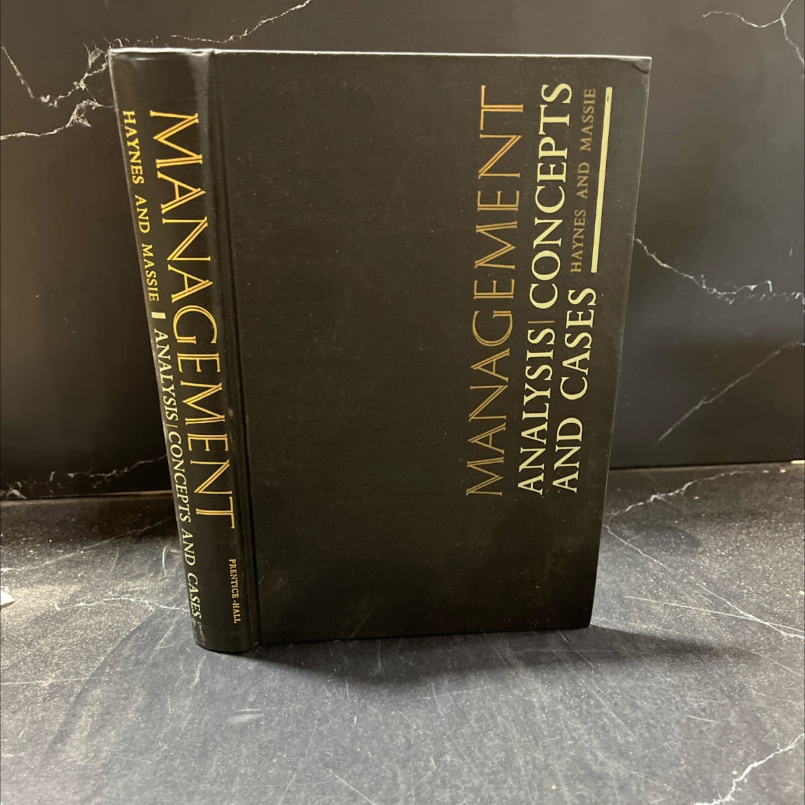 management analysis, concepts and cases book, by w. warren haynes, joseph l. massie, 1964 Hardcover image 1