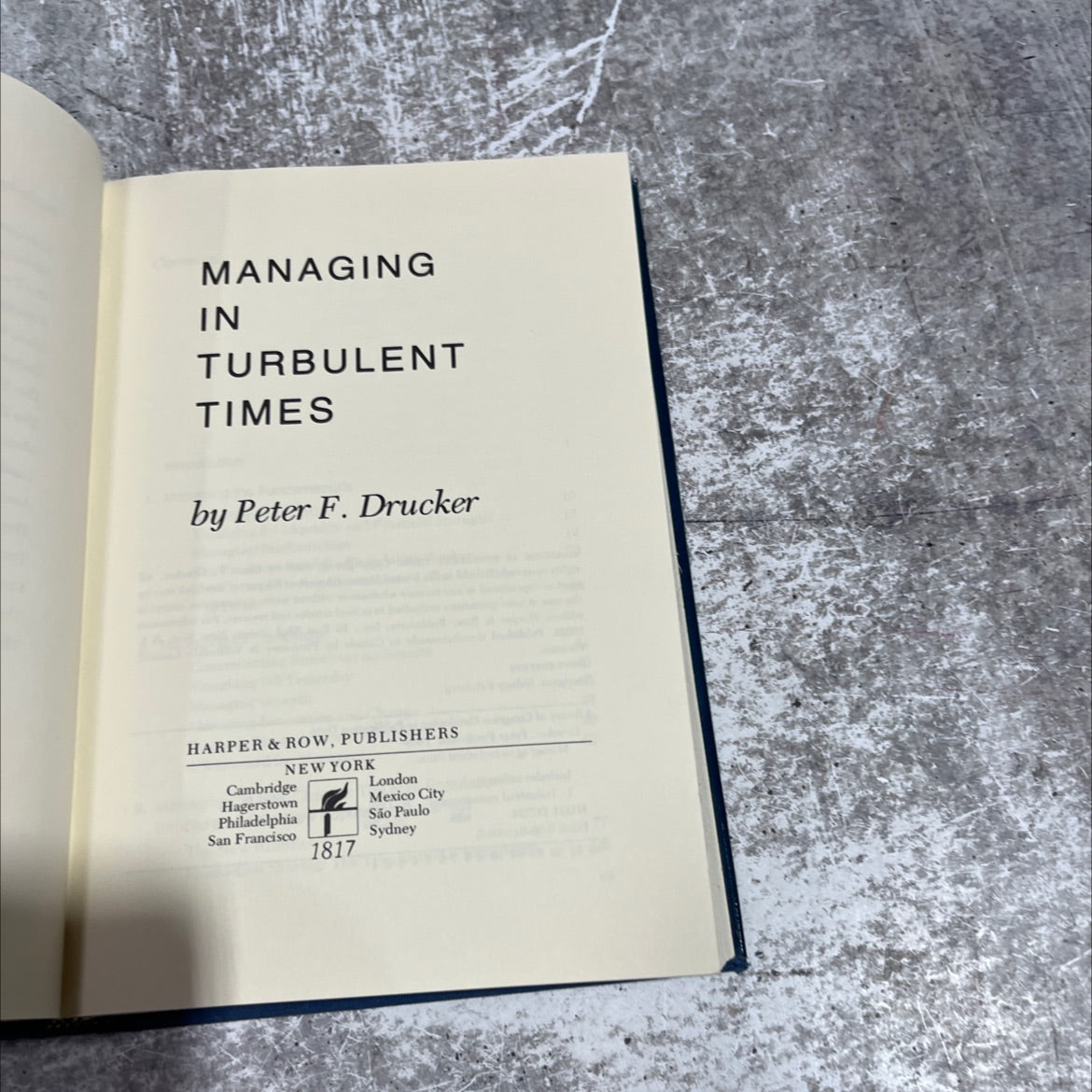 managing in turbulent times book, by Peter F. Drucker, 1980 Hardcover image 2