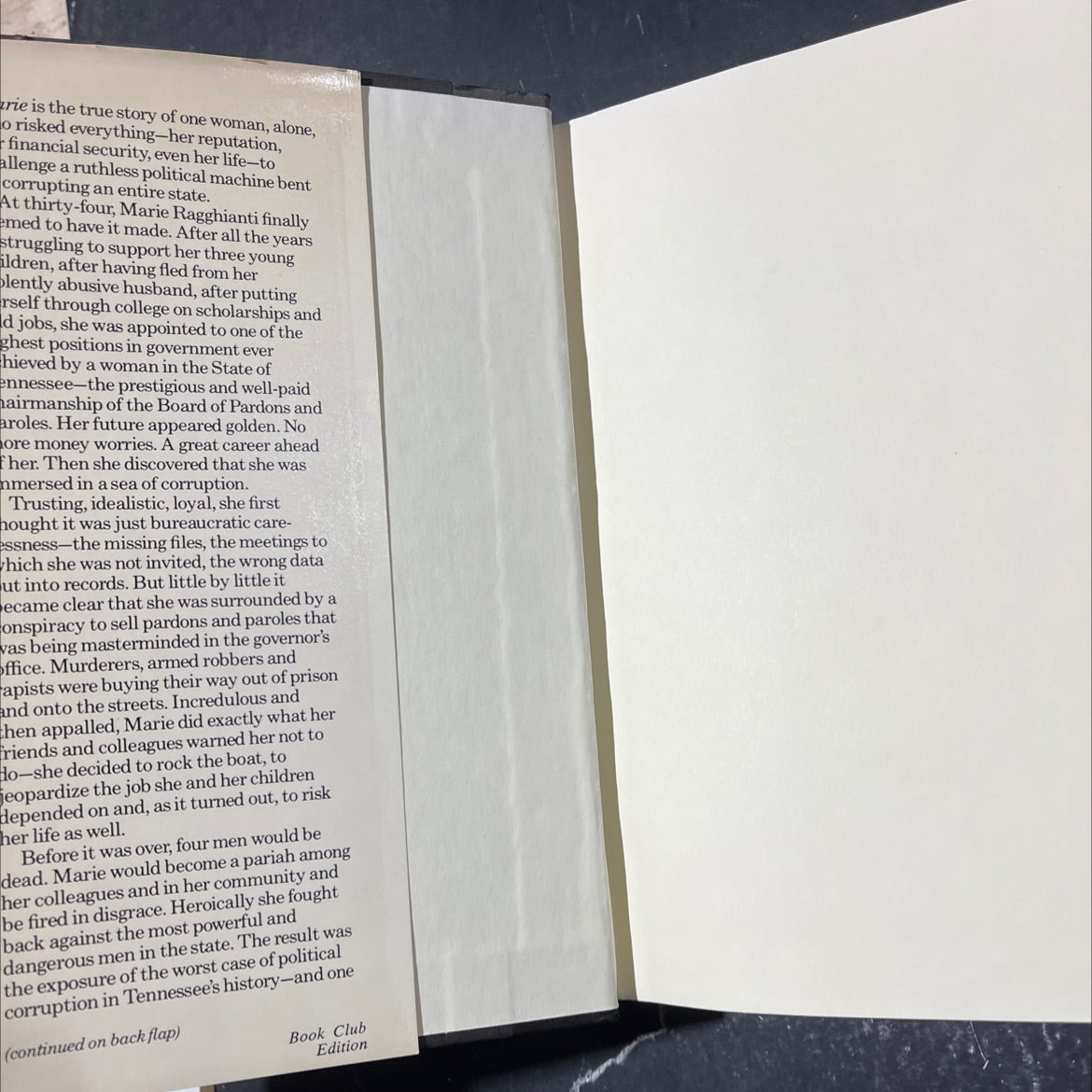 marie a true story book, by peter maas, 1983 Hardcover image 4