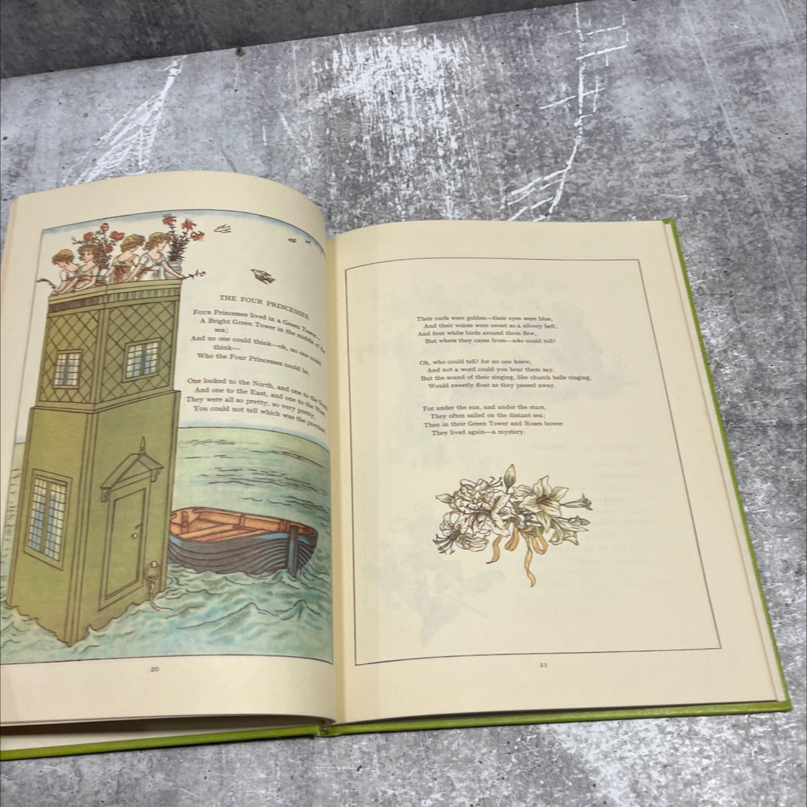 marigold garden pictures and rhymes book, by kate greenaway, 1970 Hardcover image 4