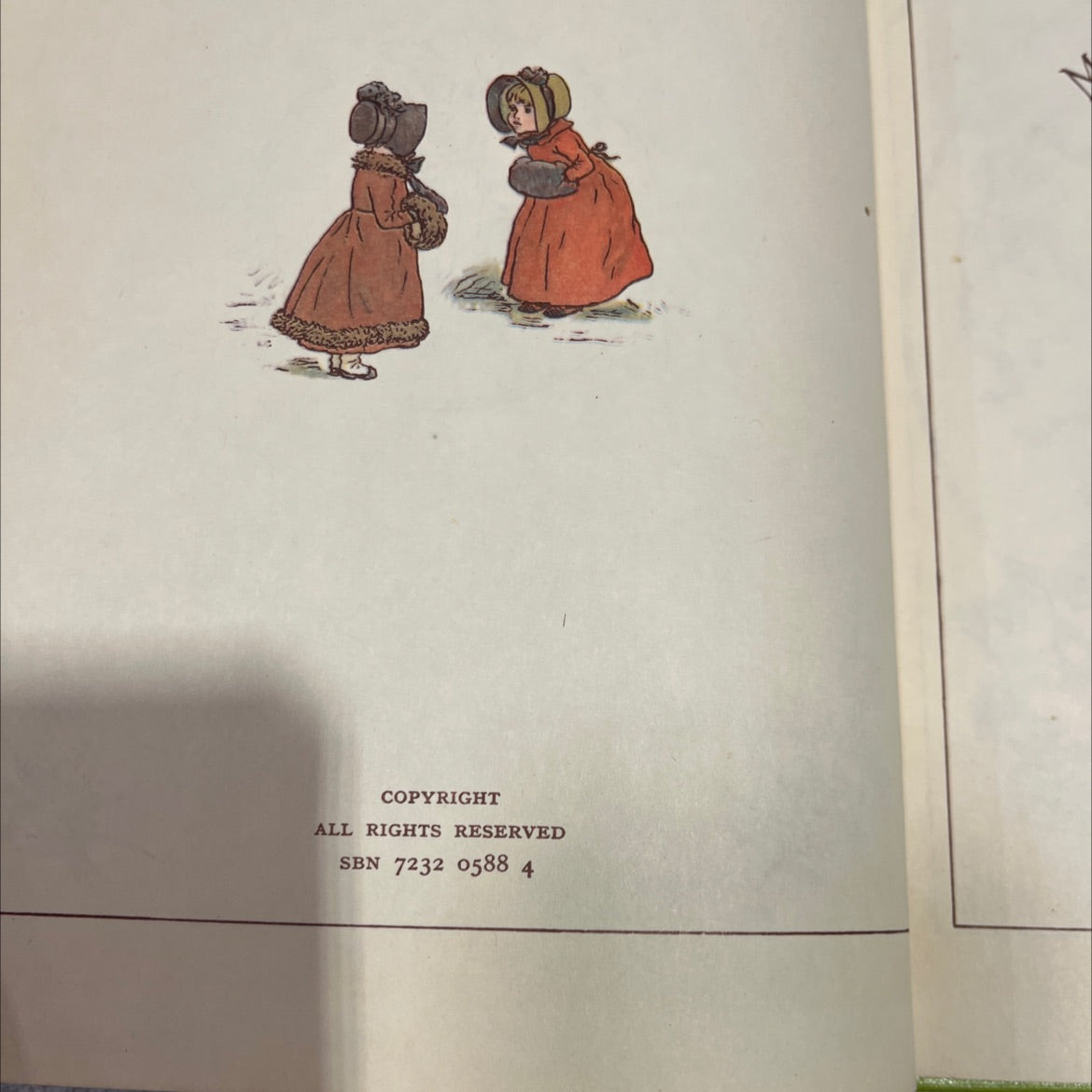 marigold garden pictures and rhymes book, by kate greenaway, 1970 Hardcover image 3