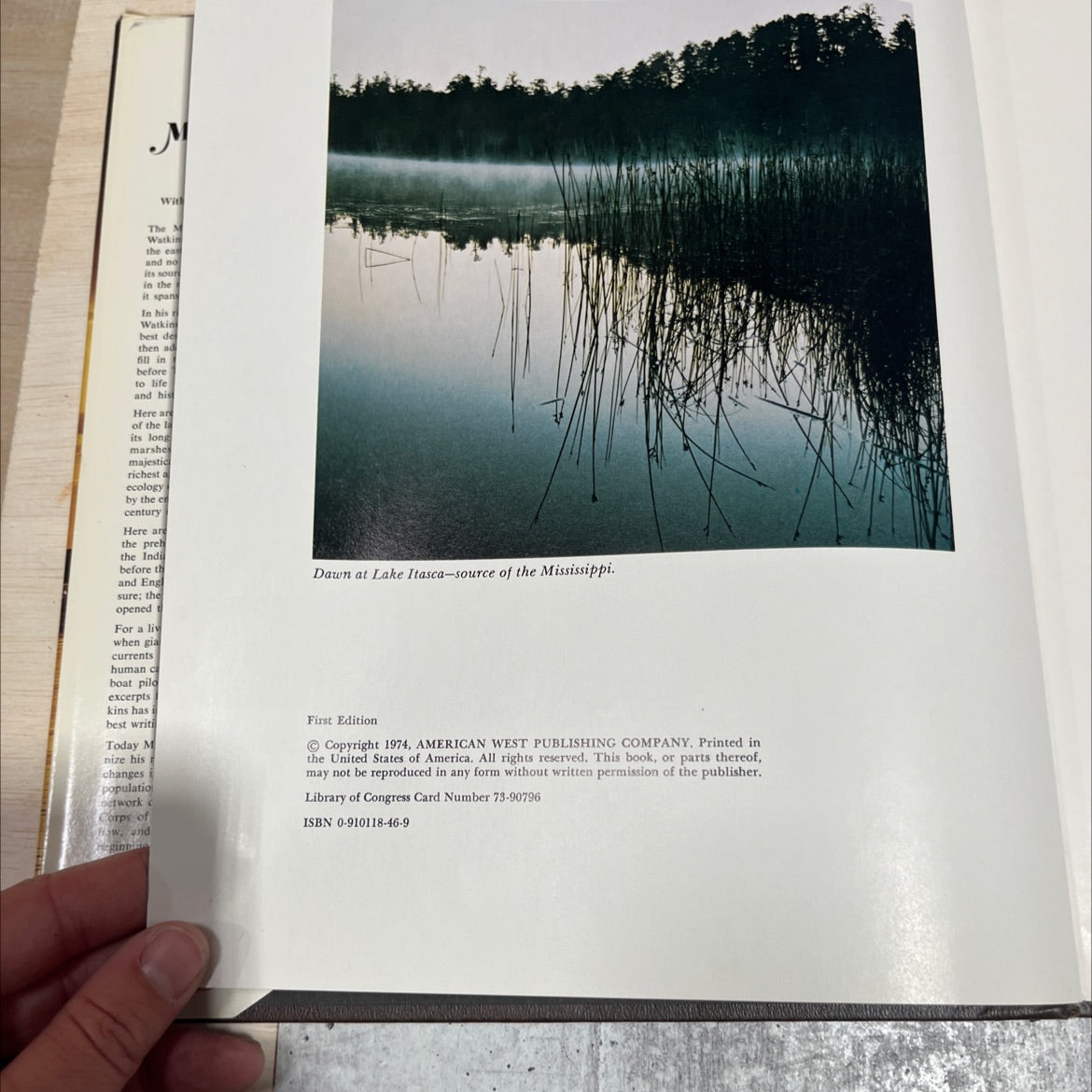 mark twain's mississippi book, by t. h. watkins, 1974 Hardcover image 3