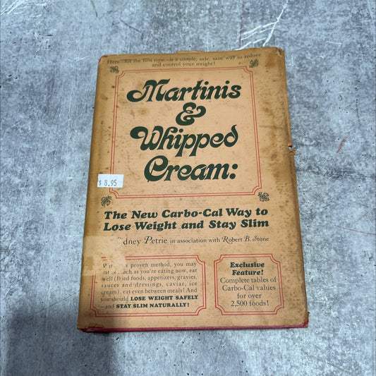 martinis and whipped cream the new carbo-cal way to lose weight and stay slim book, by sidney petrie in association image 1