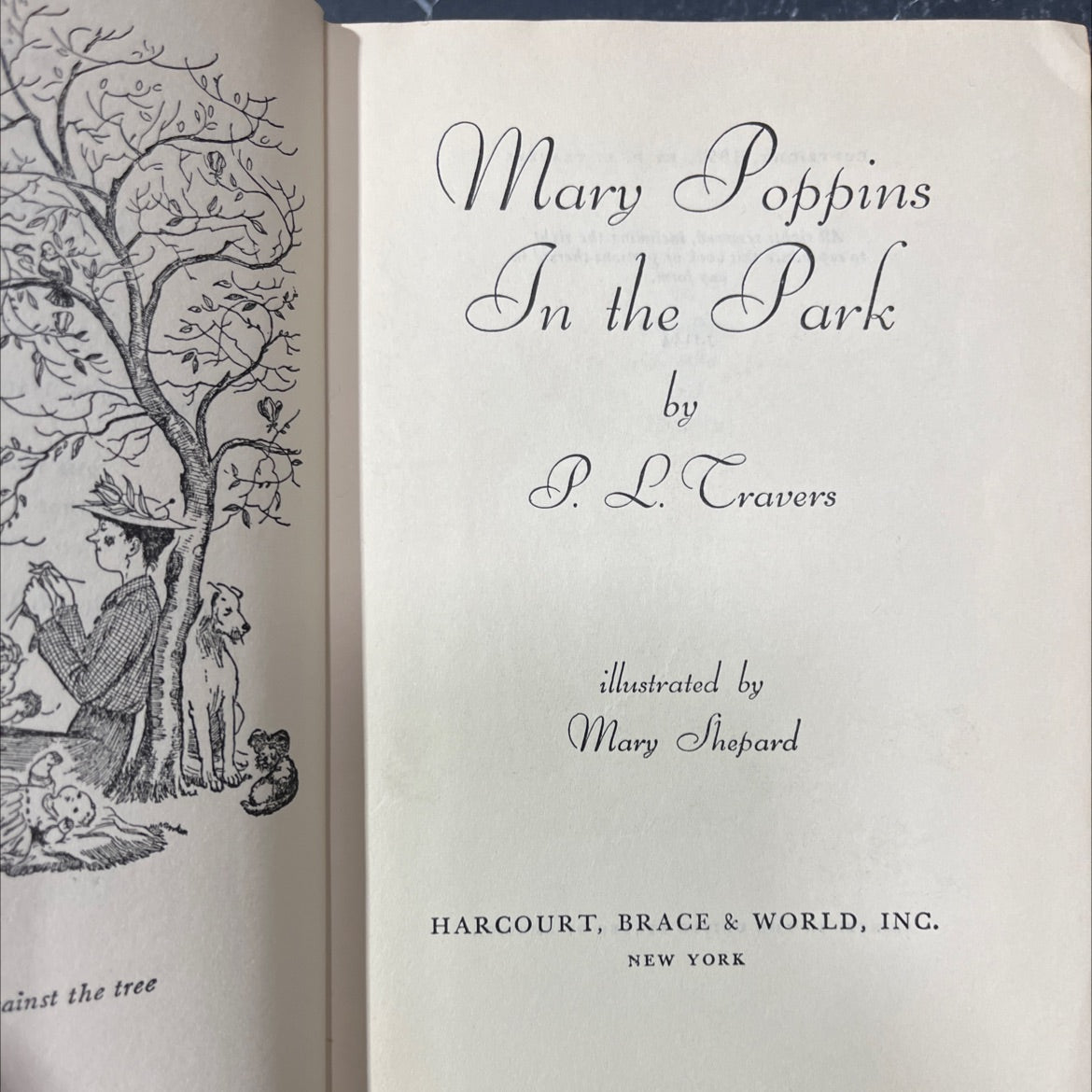 mary poppins in the park book, by P. L. Travers, 1952 Hardcover image 2