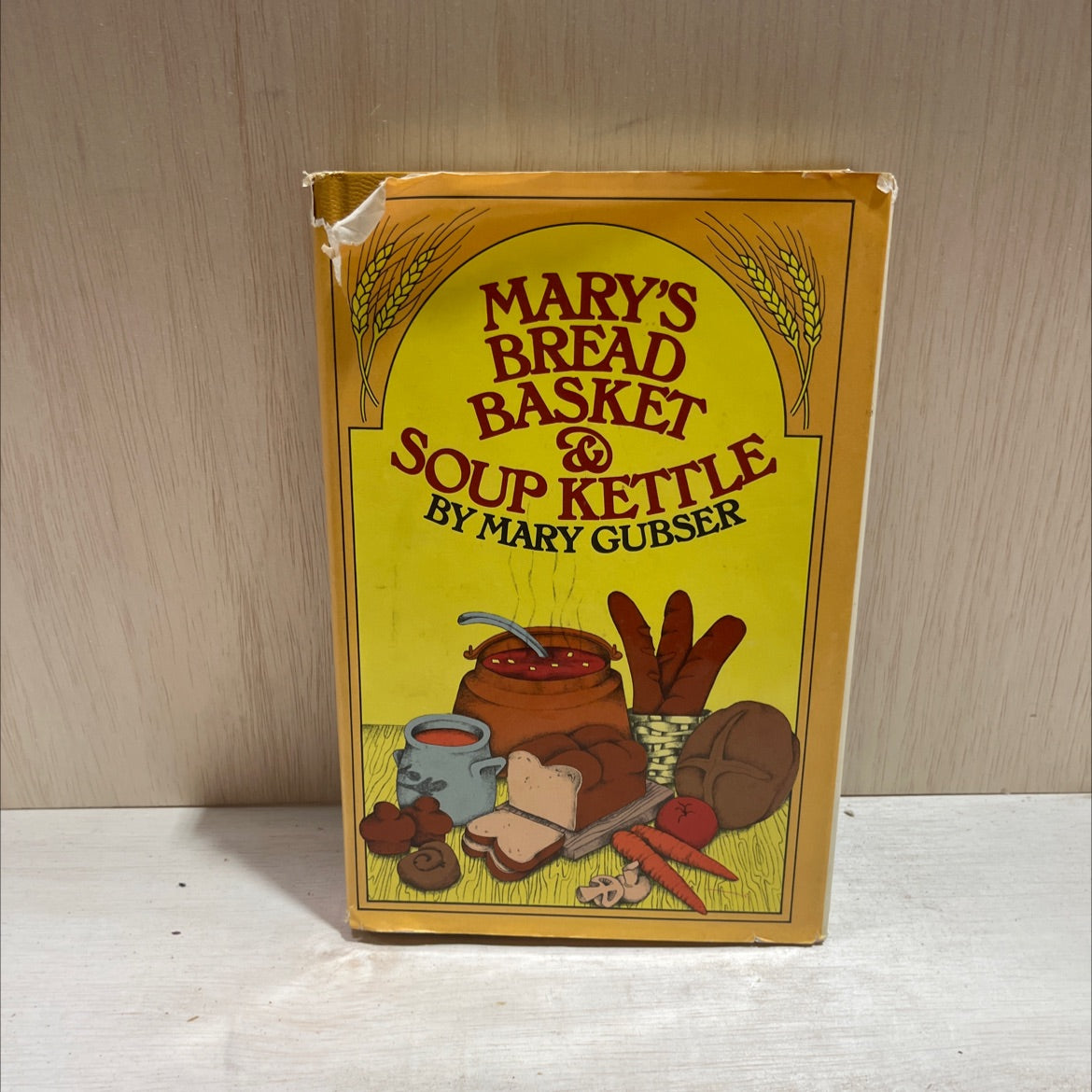 mary's bread basket and soup kettle book, by Mary Gubser, 1975 Hardcover image 1