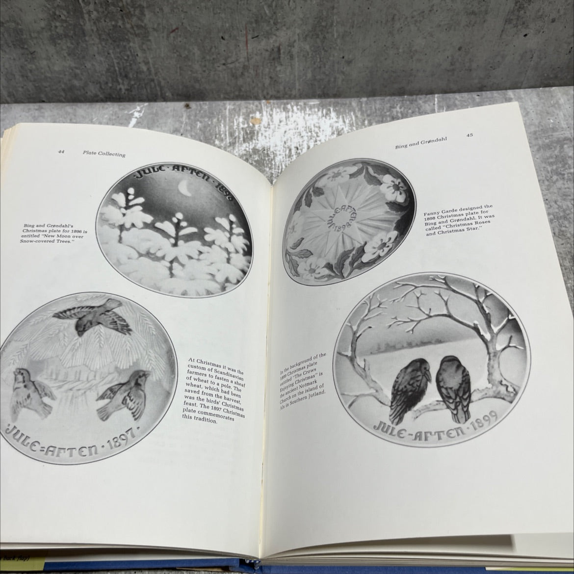 mas plate collecting book, by eleanor clark, 1976 Hardcover image 4