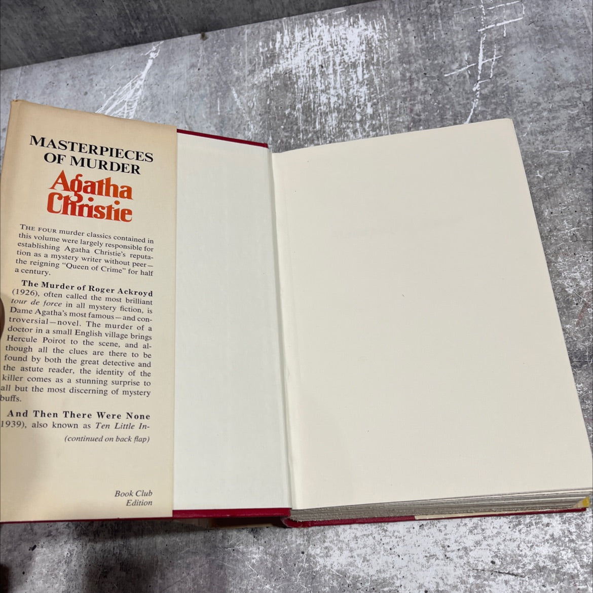 masterpieces of murder book, by agatha christie, 1977 Hardcover image 4