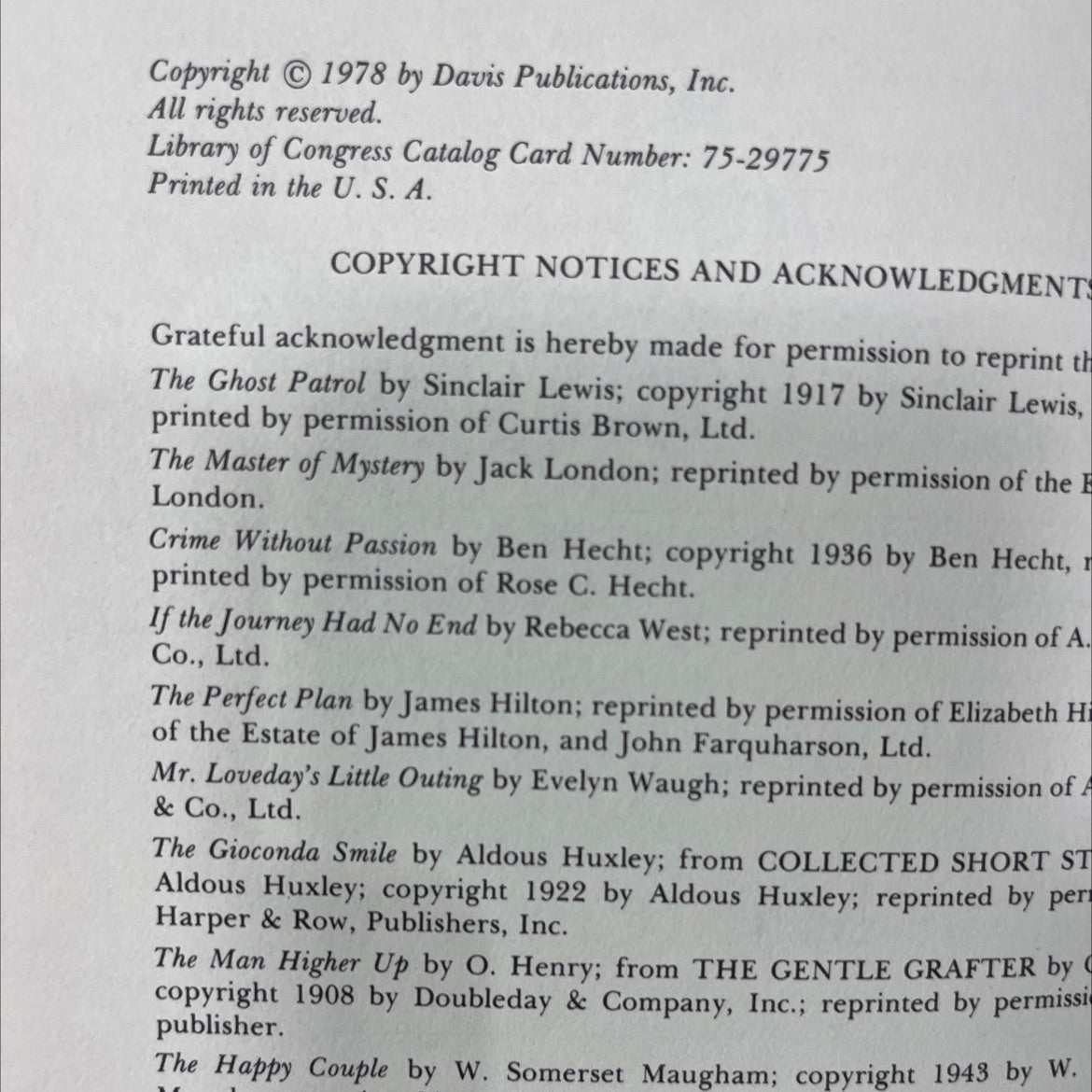 masterpieces of mystery blue ribbon specials book, by ellery queen, 1978 Hardcover image 3