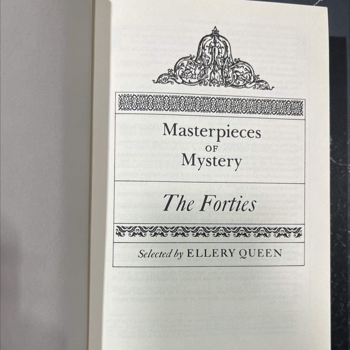 masterpieces of mystery the forties book, by ellery queen, 1949 Hardcover image 2