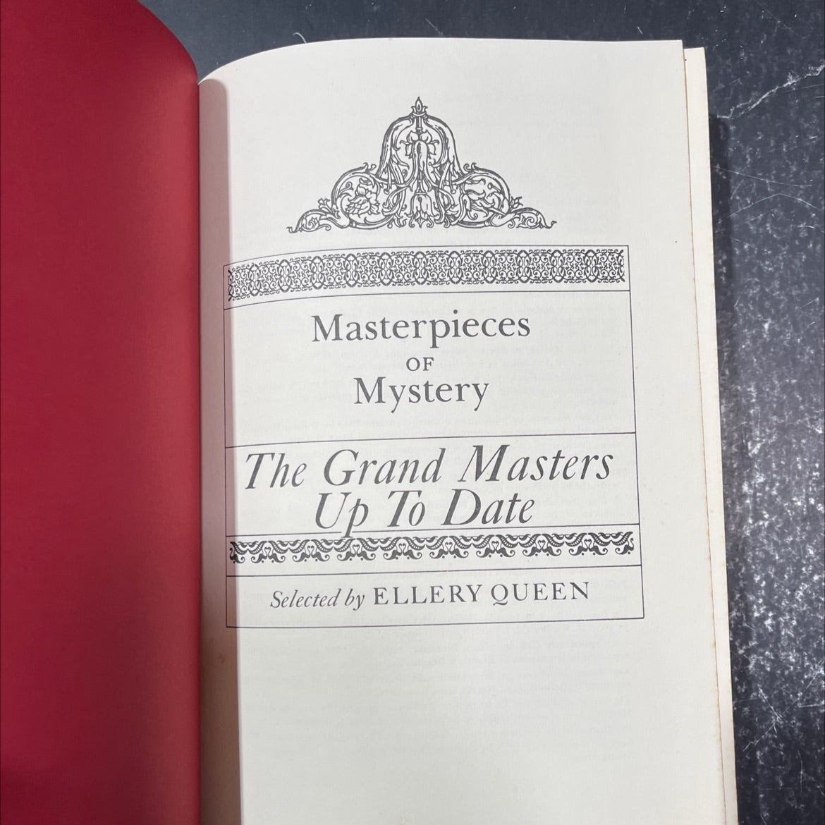 masterpieces of mystery the grand masters up to date book, by ellery queen, 1979 Hardcover image 2