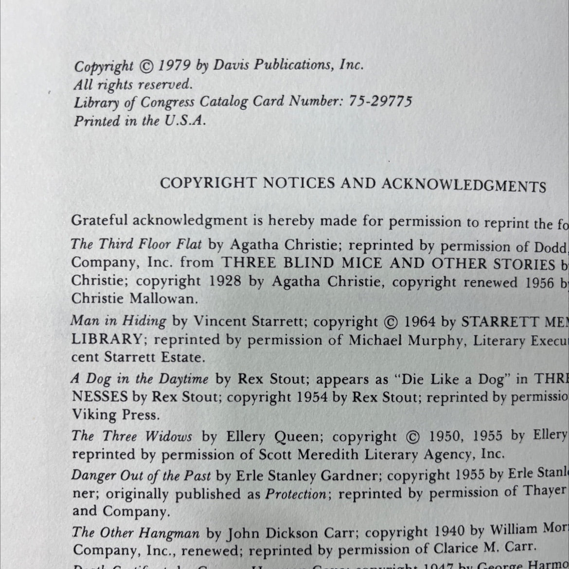 masterpieces of mystery the grand masters up to date book, by ellery queen, 1979 Hardcover image 3