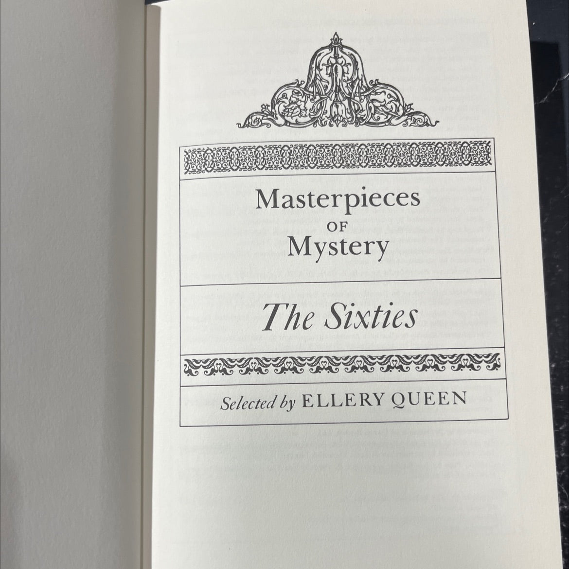 masterpieces of mystery the sixties book, by various, 1970 Hardcover image 2
