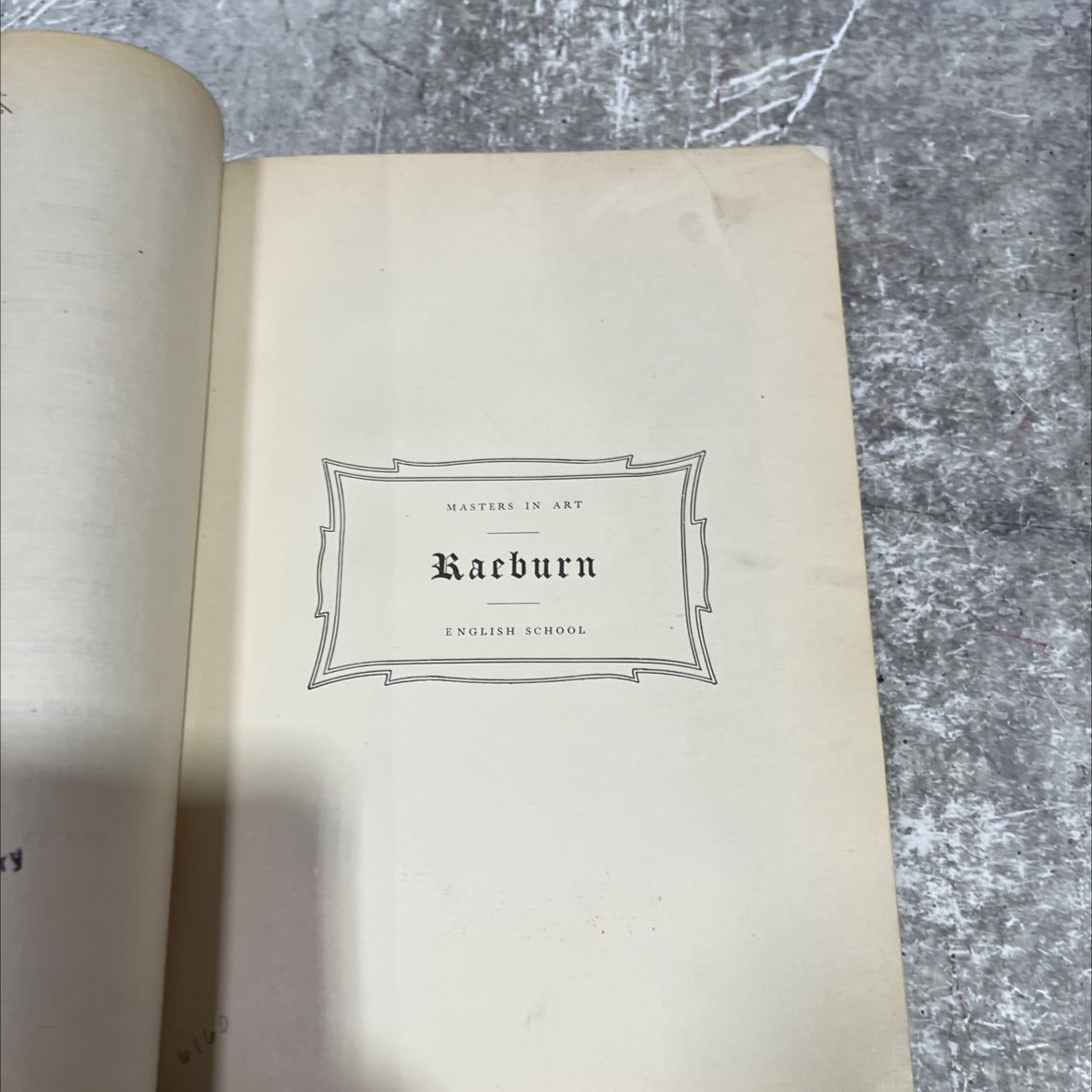 masters in art raeburn english school book, by unknown, 1970 Hardcover image 2