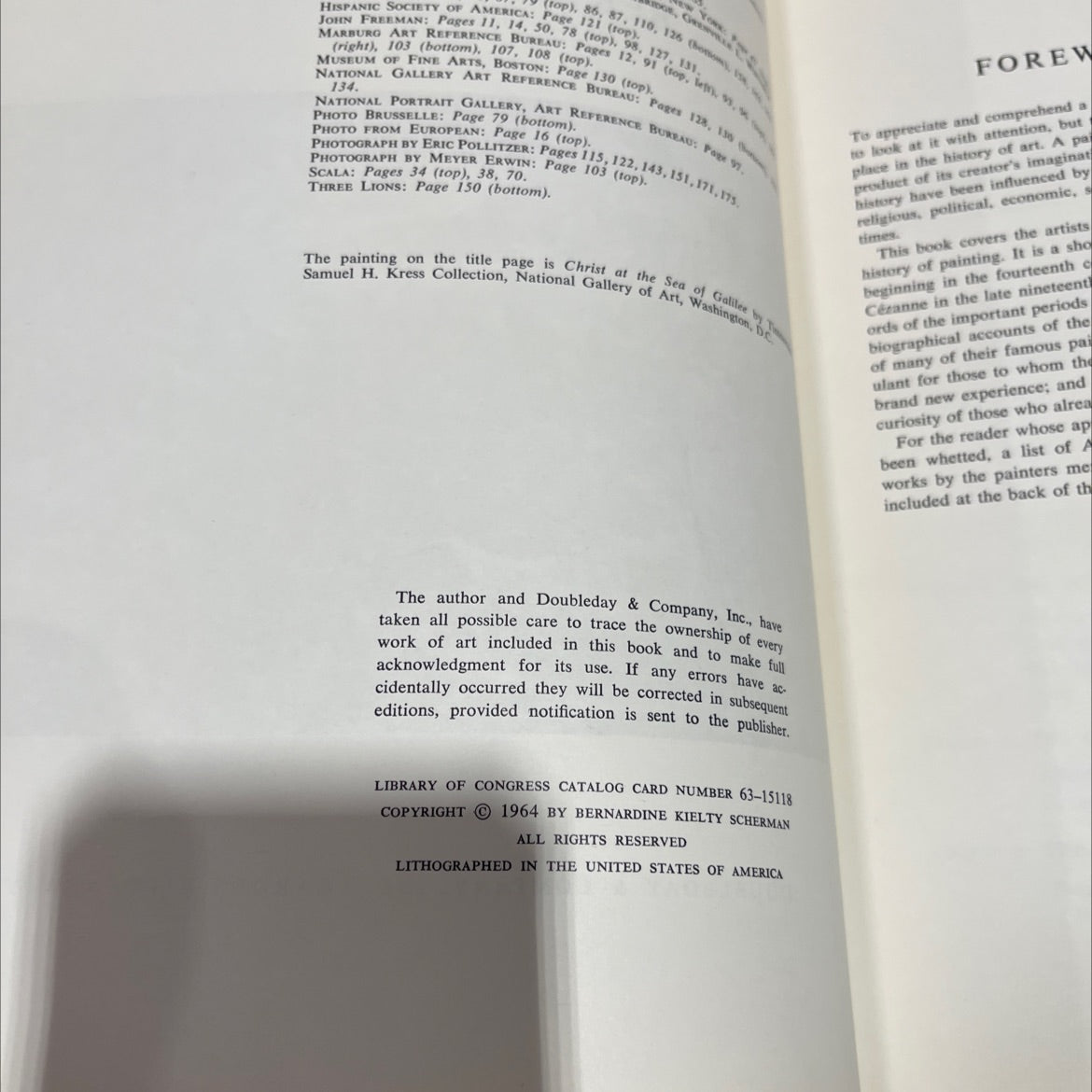 masters of painting their works/their lives/their times book, by bernardine kielty, 1964 Hardcover image 3