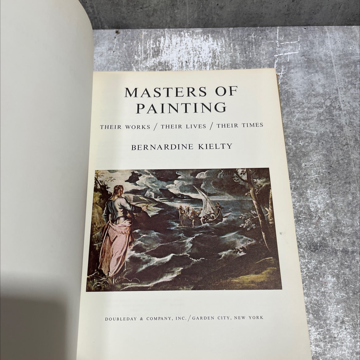 masters of painting their works/their lives/their times book, by bernardine kielty, 1964 Hardcover image 2