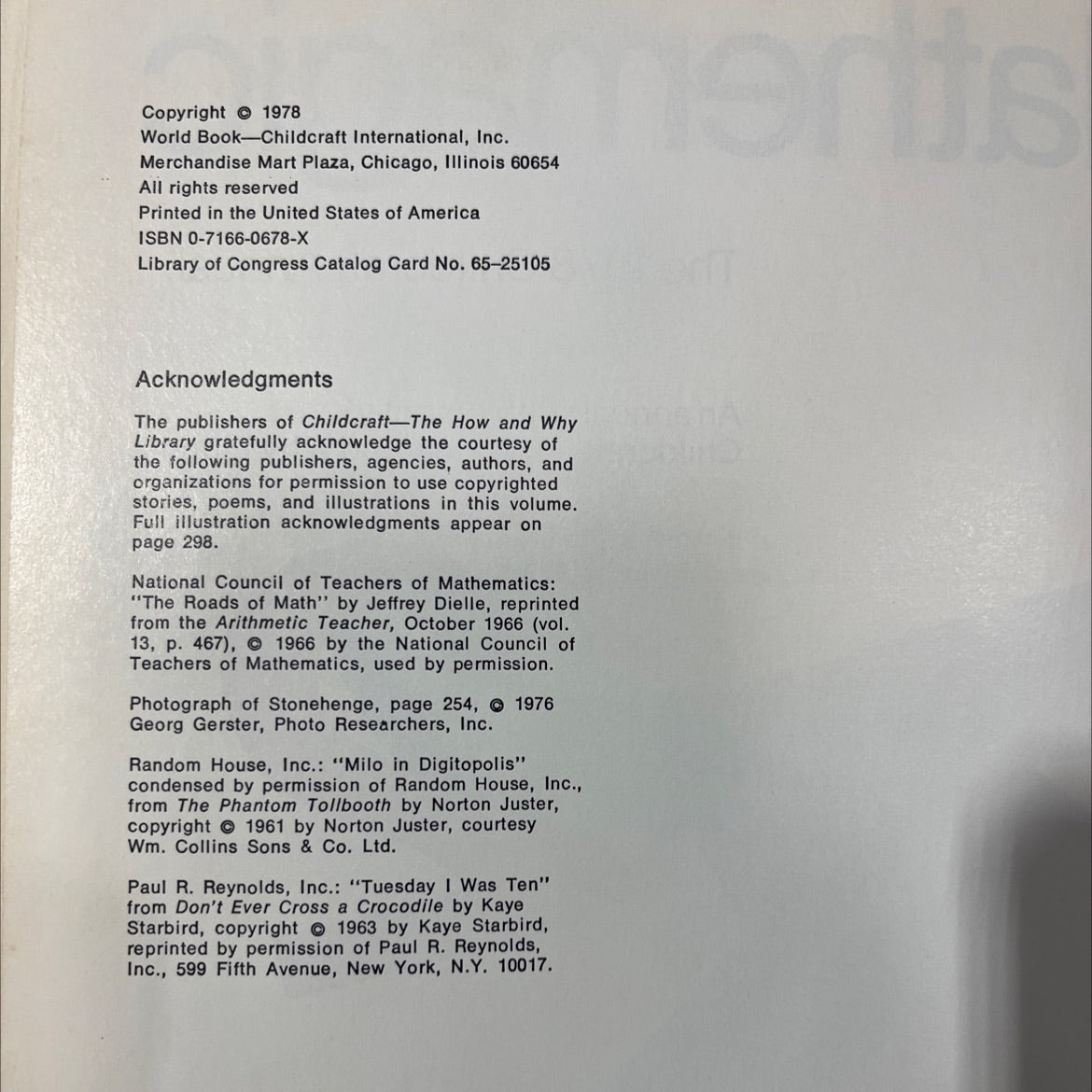 mathemagic book, by unknown, 1978 Hardcover image 3