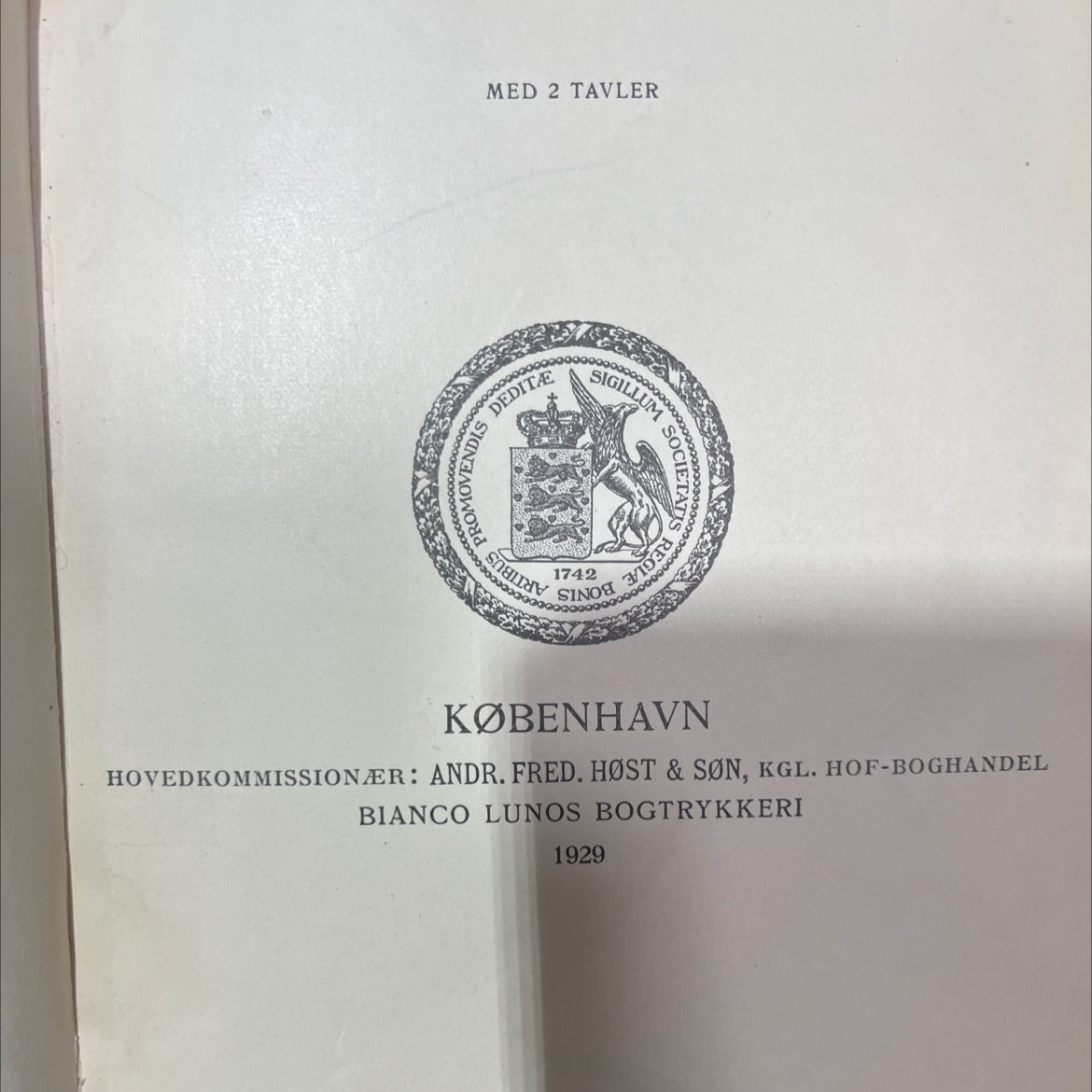 mathematical-physical communications published by the royal danish society of sciences book, by unknown, 1929 Hardcover image 3