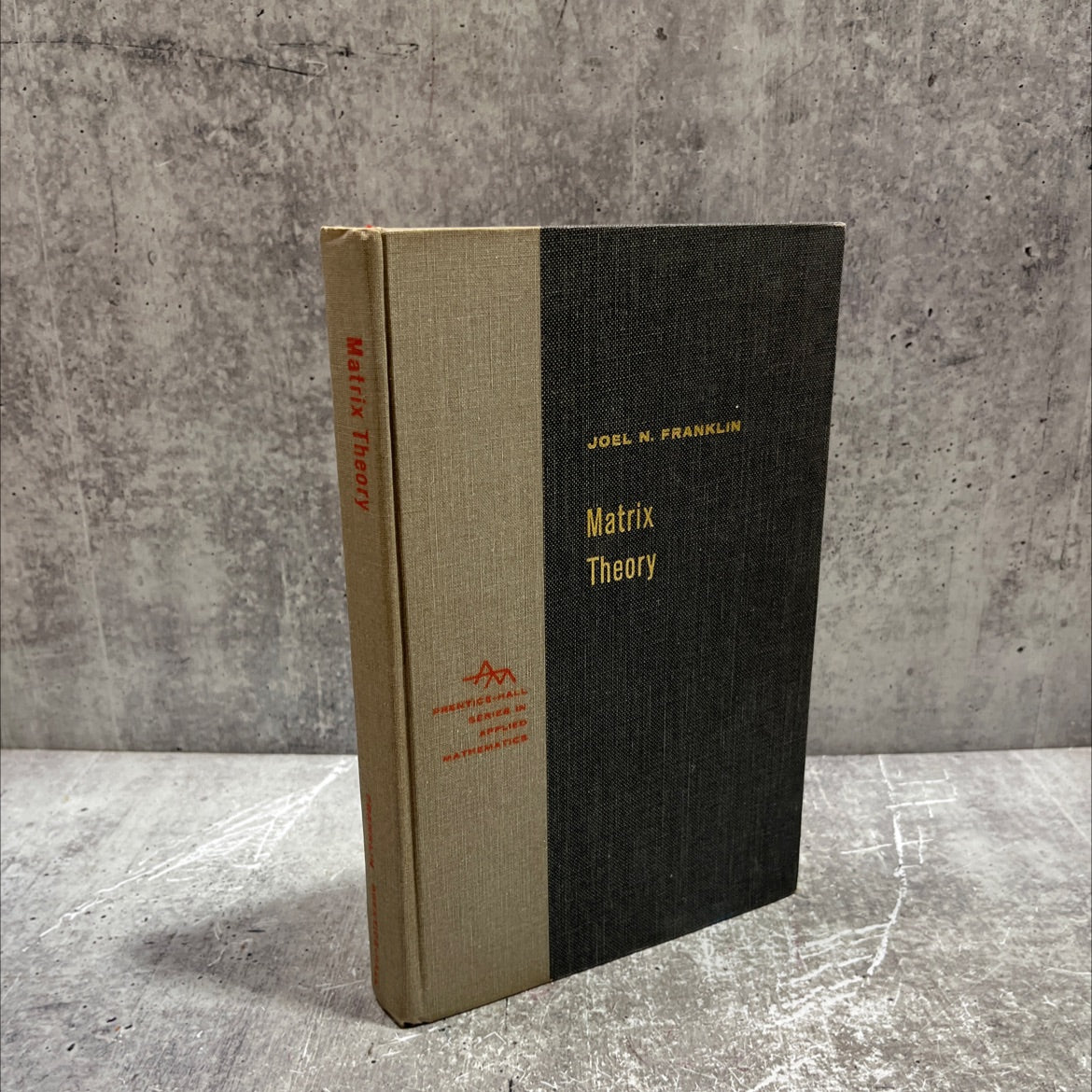 matrix theory book, by Joel N. Franklin, 1968 Hardcover image 1