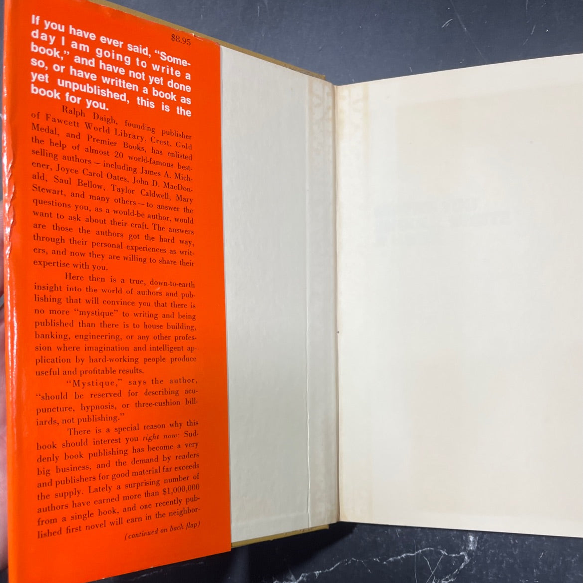 maybe you should write a book book, by ralph daigh, 1977 Hardcover image 4