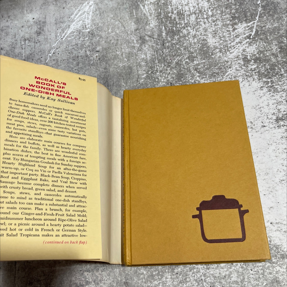 mccall's book of wonderful one-dish meals book, by kay sullivan, 1972 Hardcover image 4
