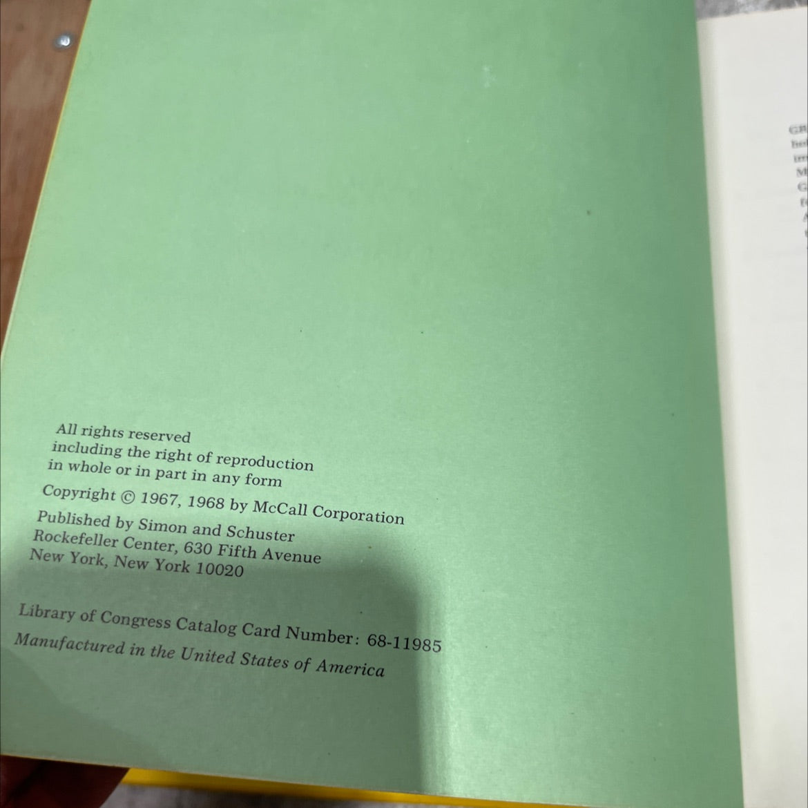 mccall's garden book book, by gretchen fischer harshbarger, 1968 Hardcover image 3
