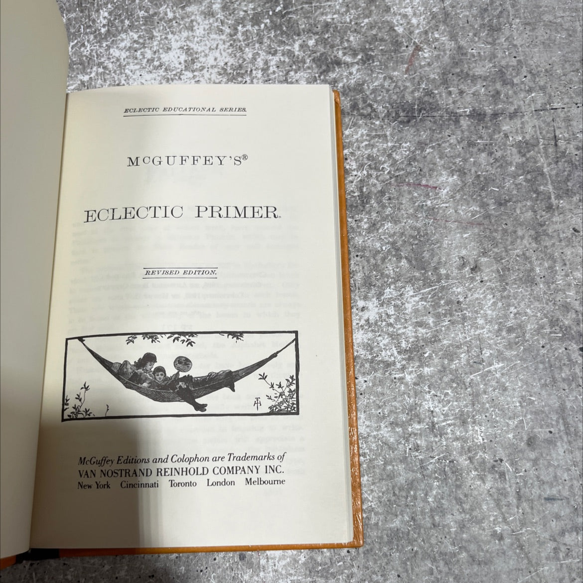 mcguffey's eclectic primer revised edition book, by unknown, 1909 Hardcover image 2