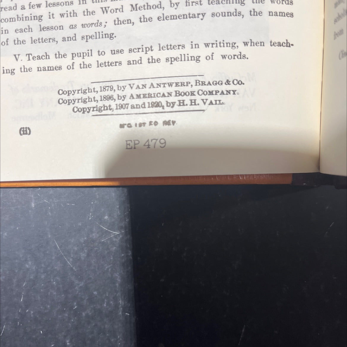 mcguffey's first eclectic reader book, by unknown, 1907 Hardcover image 3