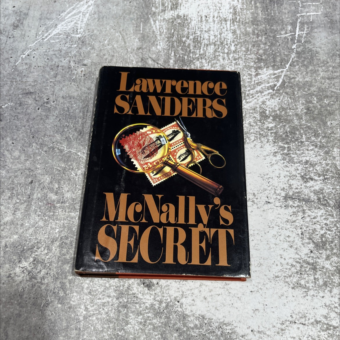 mcnally's secret book, by lawrence sanders, 1992 Hardcover image 1