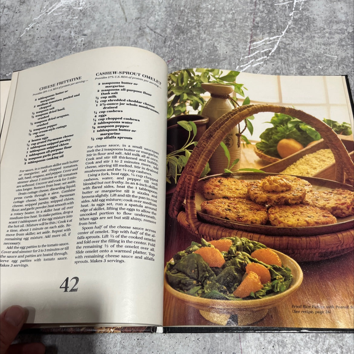meatless main dishes book, by Meredith Corporation, 1982 Hardcover image 4