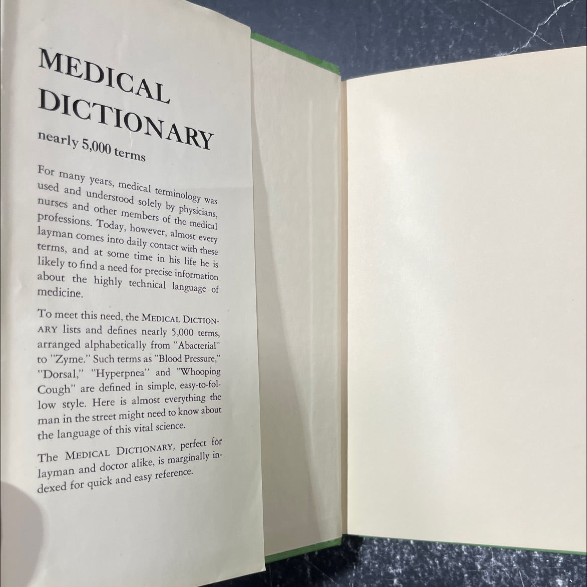 medical dictionary book, by unknown, 1963 Hardcover image 4