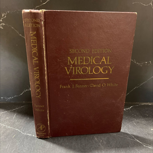 medical virology book, by frank fenner, david o. white, 1976 Hardcover image 1