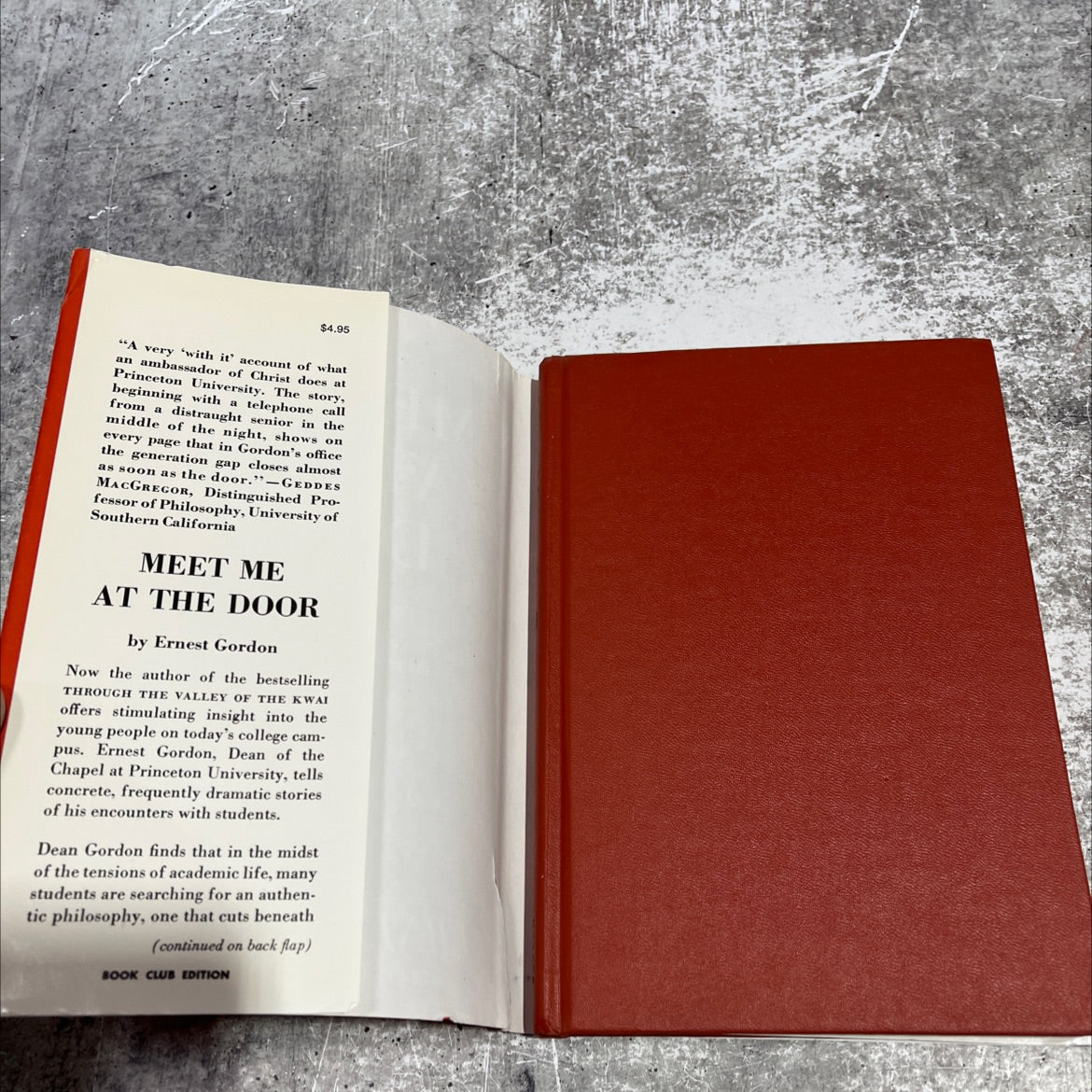 meet me at the door book, by ernest gordon, 1969 Hardcover image 4