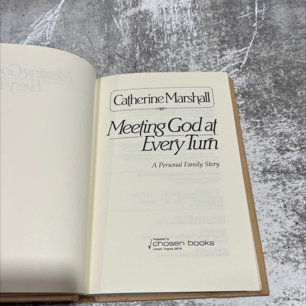 meeting god at every turn book, by catherine marshall, 1980 Hardcover image 2