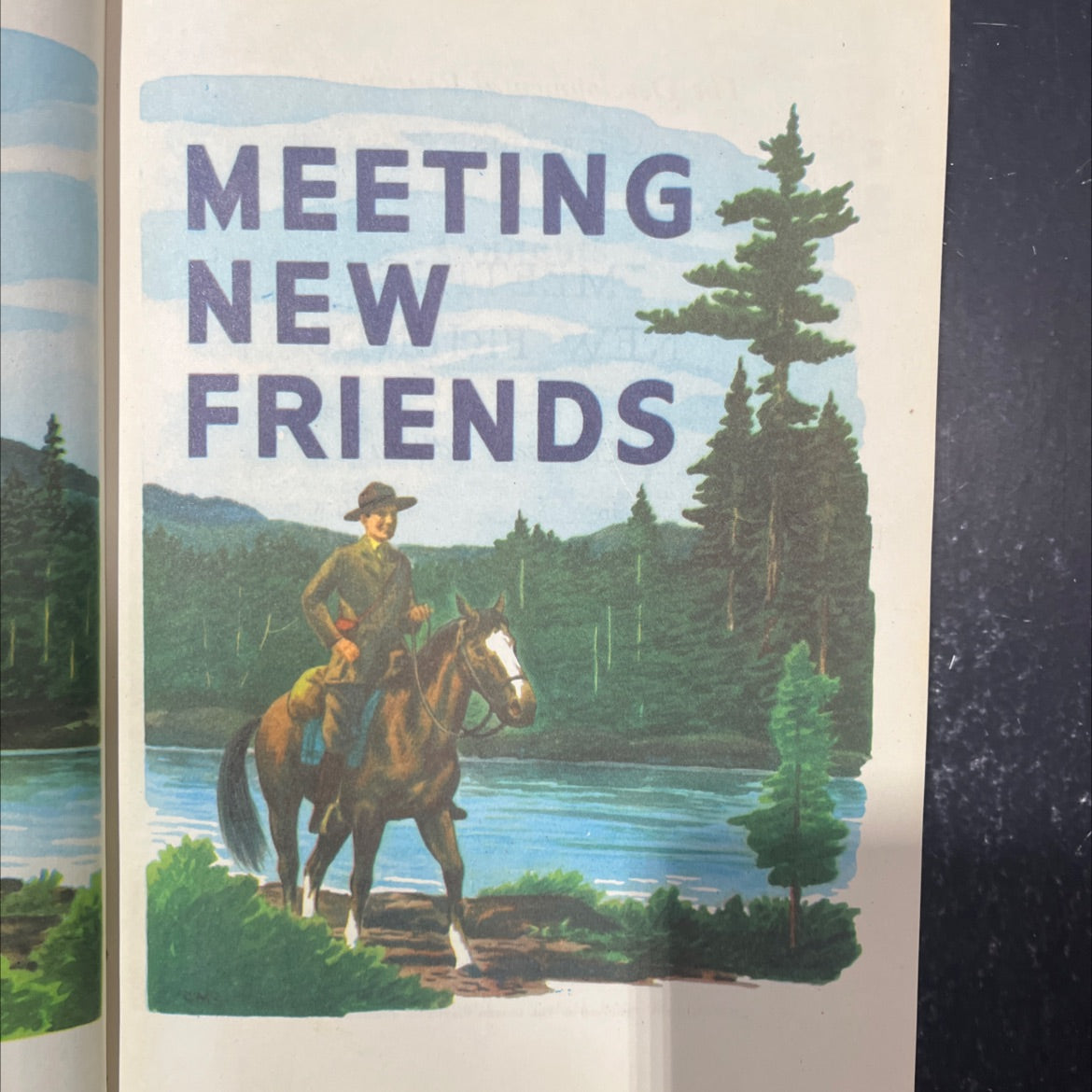 meeting new friends book, by marie c. cuddy, guy l. bond, 1956 Hardcover image 2