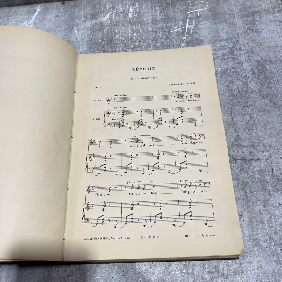 melodies of reynaldo hahn book, by reynaldo hahn, 1970 Hardcover image 4