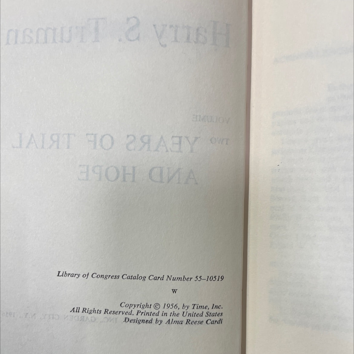 memoirs by harry s. truman book, by Harry S. Truman, 1956 Hardcover image 3
