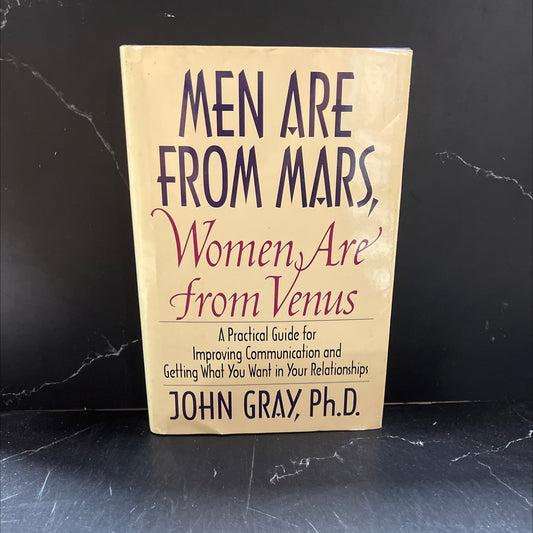 men are from mars, women are from venus book, by John Gray, Ph.D., 1992 Hardcover image 1