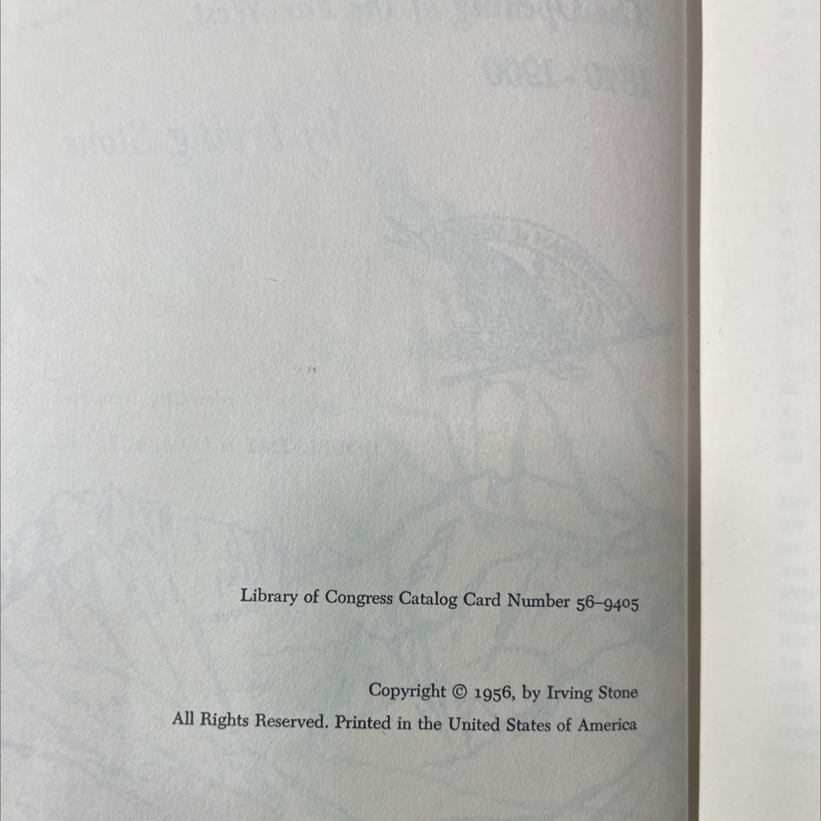 men to match my mountains book, by Irving Stone, 1956 Hardcover image 3