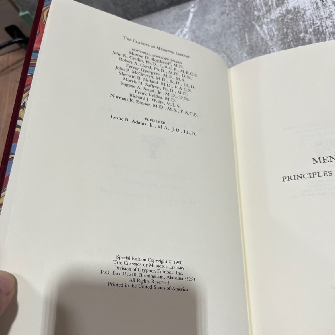 mendel's principles of heredity book, by w. bateson, 1990 Leather image 3